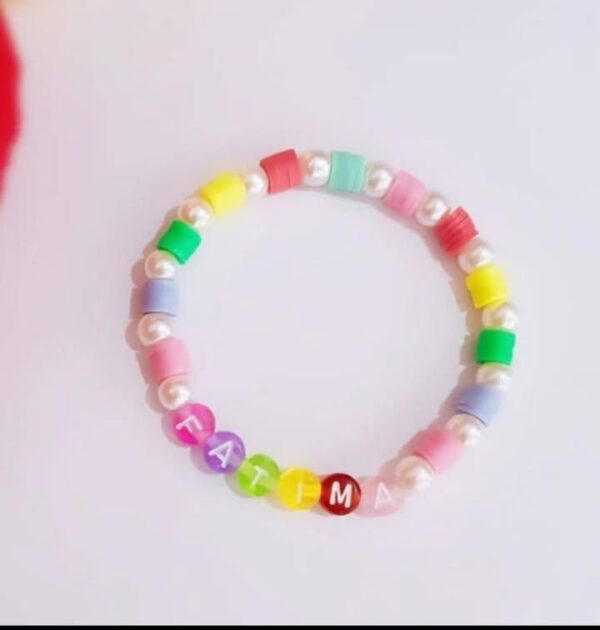 Multi color Name Bracelet